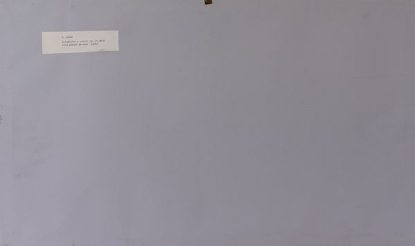 ADAMI VALERIO (n. 1935) : Senza titolo.  - Asta Asta 372 | ARTE MODERNA E CONTEMPORANEA Virtuale - Associazione Nazionale - Case d'Asta italiane
