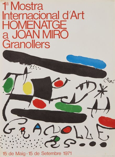 MIRO' JOAN (1893 - 1983) : Senza titolo.  - Asta Asta 372 | ARTE MODERNA E CONTEMPORANEA Virtuale - Associazione Nazionale - Case d'Asta italiane