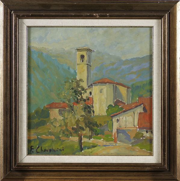 CHERUBINI FRANCESCO (n. 1929) : Chiesa in paesaggio montano.  - Asta Asta 372 | ARTE MODERNA E CONTEMPORANEA Virtuale - Associazione Nazionale - Case d'Asta italiane