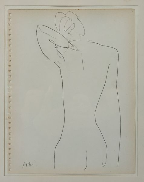 MATISSE HENRI (1869 - 1954) : D'Apres. Nudo di schiena.  - Asta Asta 372 | ARTE MODERNA E CONTEMPORANEA Virtuale - Associazione Nazionale - Case d'Asta italiane