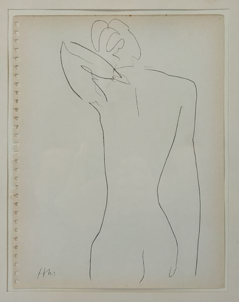 MATISSE HENRI (1869 - 1954) : D'Apres. Nudo di schiena.  - Asta Asta 372 | ARTE MODERNA E CONTEMPORANEA Virtuale - Associazione Nazionale - Case d'Asta italiane