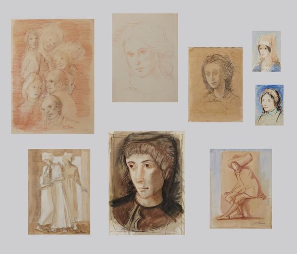 FILOCAMO LUIGI (1906 - 1988) : Lotto composto da n. 8 opere.  - Asta Asta 372 | ARTE MODERNA E CONTEMPORANEA Virtuale - Associazione Nazionale - Case d'Asta italiane