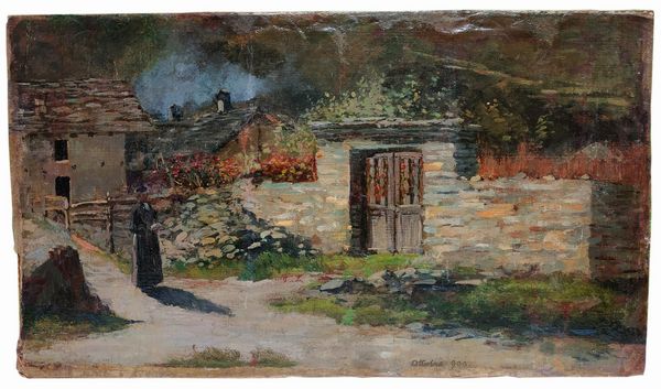 GAIDANO PAOLO (1861 - 1917) : Senza titolo.  - Asta Asta 372 | ARTE MODERNA E CONTEMPORANEA Virtuale - Associazione Nazionale - Case d'Asta italiane