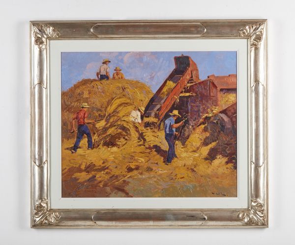 ZAVALIER  RENZO : Trebbiatori.  - Asta Asta 372 | ARTE MODERNA E CONTEMPORANEA Virtuale - Associazione Nazionale - Case d'Asta italiane