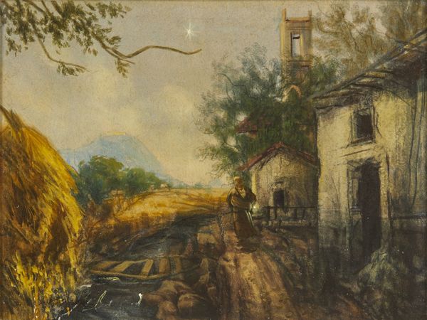 PISTOIESI SILVESTRO (1943 - 2022) : Paesaggio.  - Asta Asta 372 | ARTE MODERNA E CONTEMPORANEA Virtuale - Associazione Nazionale - Case d'Asta italiane