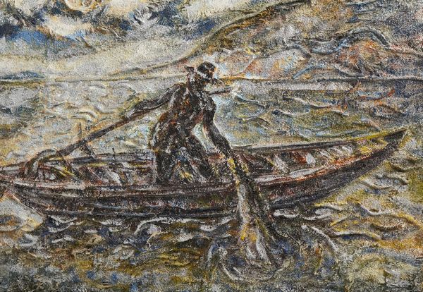 RIVA ARMANDO (n. 1947) : Notte sul lago.  - Asta Asta 372 | ARTE MODERNA E CONTEMPORANEA Virtuale - Associazione Nazionale - Case d'Asta italiane