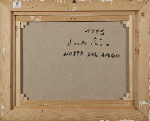 RIVA ARMANDO (n. 1947) : Notte sul lago.  - Asta Asta 372 | ARTE MODERNA E CONTEMPORANEA Virtuale - Associazione Nazionale - Case d'Asta italiane