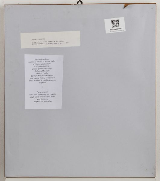 MIGNECO GIUSEPPE (1908 - 1997) : Ritratto.  - Asta Asta 372 | ARTE MODERNA E CONTEMPORANEA Virtuale - Associazione Nazionale - Case d'Asta italiane