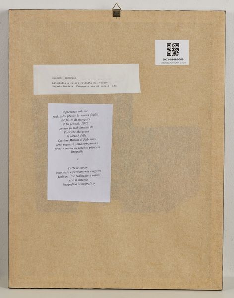 TRECCANI ERNESTO (1920 - 2009) : Ritratto.  - Asta Asta 372 | ARTE MODERNA E CONTEMPORANEA Virtuale - Associazione Nazionale - Case d'Asta italiane