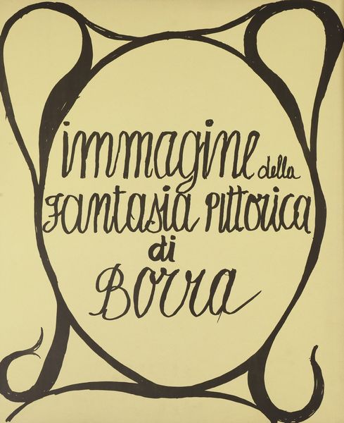 BORRA POMPEO (1898 - 1973) : Immagine della fantasia pittorica.  - Asta Asta 372 | ARTE MODERNA E CONTEMPORANEA Virtuale - Associazione Nazionale - Case d'Asta italiane