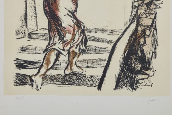 GUTTUSO RENATO (1912 - 1987) : Senza titolo.  - Asta Asta 372 | ARTE MODERNA E CONTEMPORANEA Virtuale - Associazione Nazionale - Case d'Asta italiane