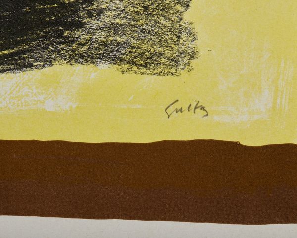 GUTTUSO RENATO (1912 - 1987) : Cardi.  - Asta Asta 372 | ARTE MODERNA E CONTEMPORANEA Virtuale - Associazione Nazionale - Case d'Asta italiane