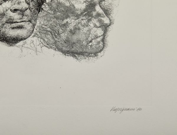 VESPIGNANI RENZO (1924 - 2001) : Volti.  - Asta Asta 372 | ARTE MODERNA E CONTEMPORANEA Virtuale - Associazione Nazionale - Case d'Asta italiane