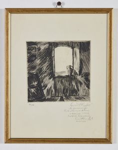 LUNDQUIST EVERT (1904 - 1994) : Senza titolo.  - Asta Asta 372 | ARTE MODERNA E CONTEMPORANEA Virtuale - Associazione Nazionale - Case d'Asta italiane