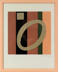REGGIANI MAURO (1897 - 1980) - Dalla serie L'Alfabeto: Lettera O.