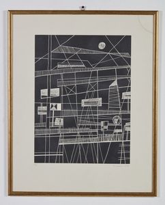 SPACAL LUIGI (1907 - 2000) : Senza titolo.  - Asta Asta 372 | ARTE MODERNA E CONTEMPORANEA Virtuale - Associazione Nazionale - Case d'Asta italiane