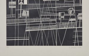 SPACAL LUIGI (1907 - 2000) : Senza titolo.  - Asta Asta 372 | ARTE MODERNA E CONTEMPORANEA Virtuale - Associazione Nazionale - Case d'Asta italiane