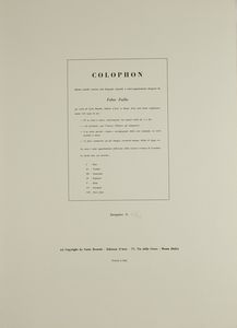 FAILLA FABIO (1917 - 1987) : Sette fiori di Failla.  - Asta Asta 372 | ARTE MODERNA E CONTEMPORANEA Virtuale - Associazione Nazionale - Case d'Asta italiane