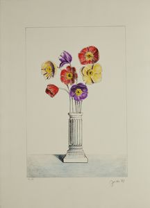 FAILLA FABIO (1917 - 1987) : Sette fiori di Failla.  - Asta Asta 372 | ARTE MODERNA E CONTEMPORANEA Virtuale - Associazione Nazionale - Case d'Asta italiane