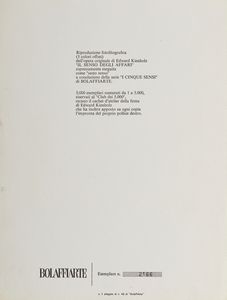 KIENHOLZ EDWARD  (1927 - 1994) : Il senso degli affari.  - Asta Asta 372 | ARTE MODERNA E CONTEMPORANEA Virtuale - Associazione Nazionale - Case d'Asta italiane