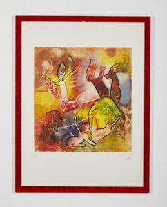 MATTA ROBERTO SEBASTIAN ANTONIO (1911 - 2002) : Nuotare nella musica.  - Asta Asta 372 | ARTE MODERNA E CONTEMPORANEA Virtuale - Associazione Nazionale - Case d'Asta italiane