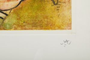 MATTA ROBERTO SEBASTIAN ANTONIO (1911 - 2002) : Nuotare nella musica.  - Asta Asta 372 | ARTE MODERNA E CONTEMPORANEA Virtuale - Associazione Nazionale - Case d'Asta italiane