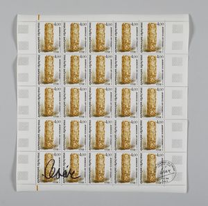 BALDACCINI CESAR (1921 - 1998) - Foglio di francobolli Hommage au Cinema.