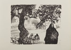 MAI GIANFRANCO (n. 1940) : Lotto composto da n. 5 fogli.  - Asta Asta 372 | ARTE MODERNA E CONTEMPORANEA Virtuale - Associazione Nazionale - Case d'Asta italiane