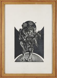 AUTORE NON IDENTIFICATO : Lotto composto da n.7 fogli.  - Asta Asta 372 | ARTE MODERNA E CONTEMPORANEA Virtuale - Associazione Nazionale - Case d'Asta italiane