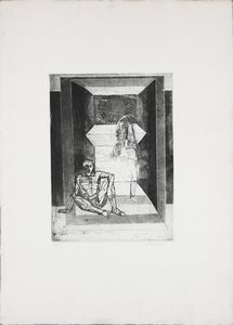 AUTORE NON IDENTIFICATO : Lotto composto da n.7 fogli.  - Asta Asta 372 | ARTE MODERNA E CONTEMPORANEA Virtuale - Associazione Nazionale - Case d'Asta italiane