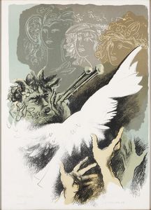 AUTORE NON IDENTIFICATO : Lotto composto da n.7 fogli.  - Asta Asta 372 | ARTE MODERNA E CONTEMPORANEA Virtuale - Associazione Nazionale - Case d'Asta italiane