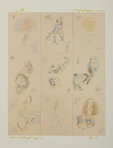 FAGGIANO ANTONIO MICHELANGELO  (1946 - 2001) : Senza titolo.  - Asta Asta 372 | ARTE MODERNA E CONTEMPORANEA Virtuale - Associazione Nazionale - Case d'Asta italiane