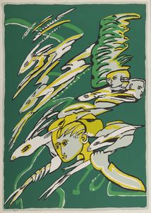 AUTORI VARI : Lotto composto da n. 2 fogli.  - Asta Asta 372 | ARTE MODERNA E CONTEMPORANEA Virtuale - Associazione Nazionale - Case d'Asta italiane