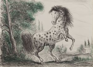 AUTORI VARI : Lotto composto da n. 2 fogli.  - Asta Asta 372 | ARTE MODERNA E CONTEMPORANEA Virtuale - Associazione Nazionale - Case d'Asta italiane