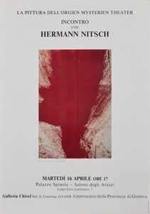 NITSCH HERMANN (1938 - 2022) - La pittura dell' Orgien Mysterien Theater.