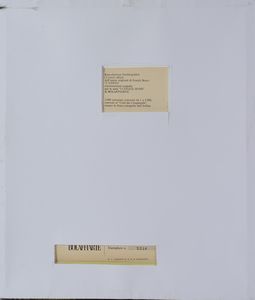 BEUYS JOSEPH (1921 - 1986) : Dalla serie I Cinque sensi: L'udito.  - Asta Asta 372 | ARTE MODERNA E CONTEMPORANEA Virtuale - Associazione Nazionale - Case d'Asta italiane