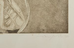 PALADINO MIMMO (n. 1948) : Allegretto 2.  - Asta Asta 372 | ARTE MODERNA E CONTEMPORANEA Virtuale - Associazione Nazionale - Case d'Asta italiane