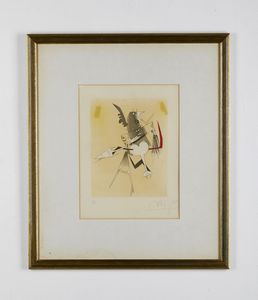 LAM WILFREDO (1902 - 1982) : Senza titolo.  - Asta Asta 372 | ARTE MODERNA E CONTEMPORANEA Virtuale - Associazione Nazionale - Case d'Asta italiane