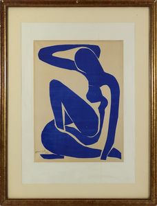 MATISSE HENRI (1869 - 1954) - D'apres. Blue Nude.