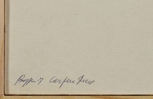 BOGGERI VITO (n. 1939) : Senza titolo.  - Asta Asta 372 | ARTE MODERNA E CONTEMPORANEA Virtuale - Associazione Nazionale - Case d'Asta italiane