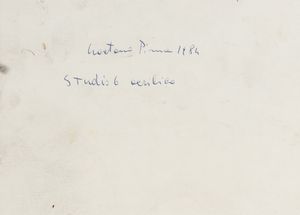 PINNA GAETANO (n. 1939) : Studio d'acrilico.  - Asta Asta 372 | ARTE MODERNA E CONTEMPORANEA Virtuale - Associazione Nazionale - Case d'Asta italiane