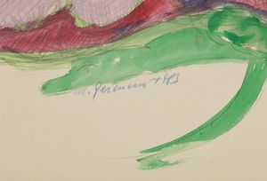 GERMANA' MIMMO (1944 - 1992) : Senza titolo.  - Asta Asta 372 | ARTE MODERNA E CONTEMPORANEA Virtuale - Associazione Nazionale - Case d'Asta italiane