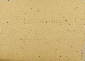 CINGOLANI MARCO (n. 1961) : Ecco nel bosco.  - Asta Asta 372 | ARTE MODERNA E CONTEMPORANEA Virtuale - Associazione Nazionale - Case d'Asta italiane