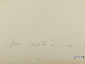 CINGOLANI MARCO (n. 1961) : Senza titolo.  - Asta Asta 372 | ARTE MODERNA E CONTEMPORANEA Virtuale - Associazione Nazionale - Case d'Asta italiane