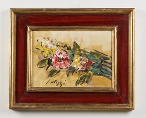SCATIZZI SERGIO (1918 - 2009) : Fiori.  - Asta Asta 372 | ARTE MODERNA E CONTEMPORANEA Virtuale - Associazione Nazionale - Case d'Asta italiane