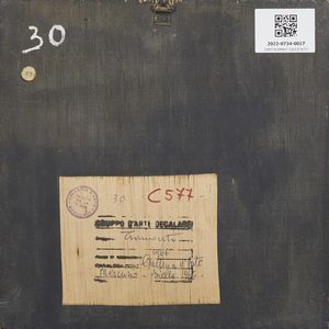 GRUPPO DECALAGE : Tramonto.  - Asta Asta 372 | ARTE MODERNA E CONTEMPORANEA Virtuale - Associazione Nazionale - Case d'Asta italiane