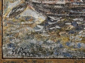 RIVA ARMANDO (n. 1947) : Notte sul lago.  - Asta Asta 372 | ARTE MODERNA E CONTEMPORANEA Virtuale - Associazione Nazionale - Case d'Asta italiane