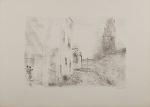 CASCELLA MICHELE (1892 - 1989) : Lotto composto da n. 2 fogli.  - Asta Asta 372 | ARTE MODERNA E CONTEMPORANEA Virtuale - Associazione Nazionale - Case d'Asta italiane