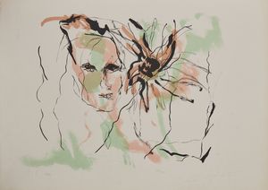 TRECCANI ERNESTO (1920 - 2009) : Lotto composto da n. 5 fogli.  - Asta Asta 372 | ARTE MODERNA E CONTEMPORANEA Virtuale - Associazione Nazionale - Case d'Asta italiane