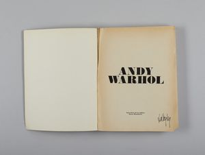 WARHOL ANDY (1928 - 1987) : (ATT.TO).Andy Warhol, Moderna Museet Stockholm Catalogue.  - Asta Asta 372 | ARTE MODERNA E CONTEMPORANEA Virtuale - Associazione Nazionale - Case d'Asta italiane
